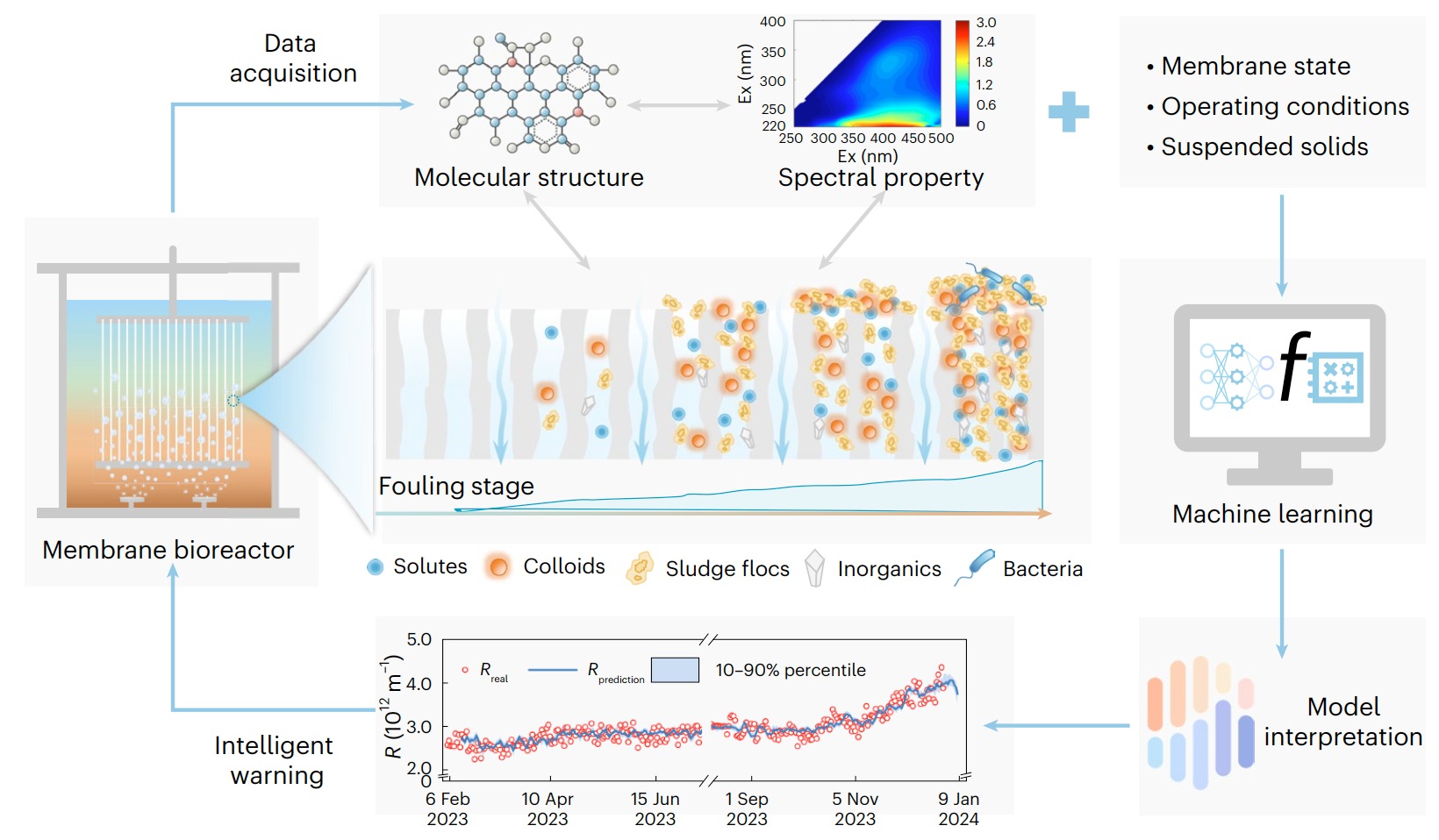 科研进展｜黄霞教授团队合作提出光谱指纹驱动的膜污染小样本智能预测方法